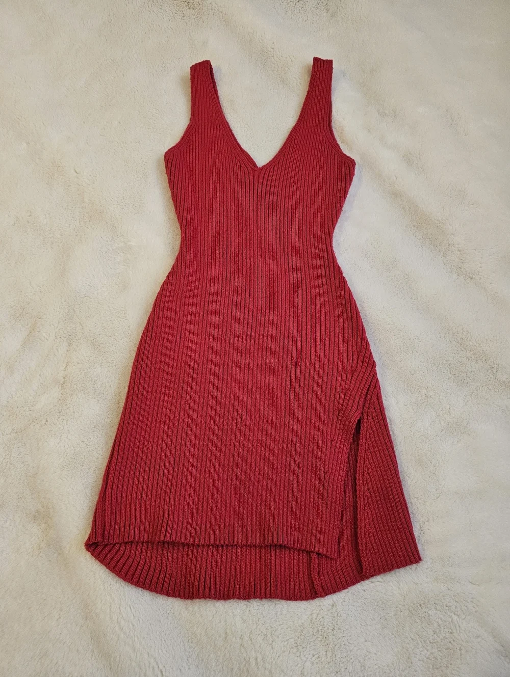 Frankies Bikinis Cloud Knit Mini Dress Size Small - Picture 5 of 12